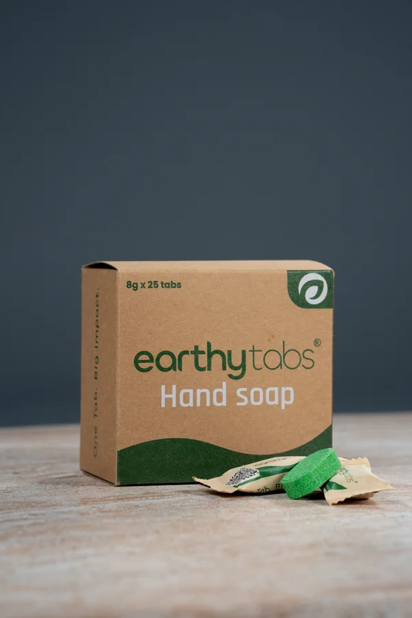 Hand Soap Tablet macro view